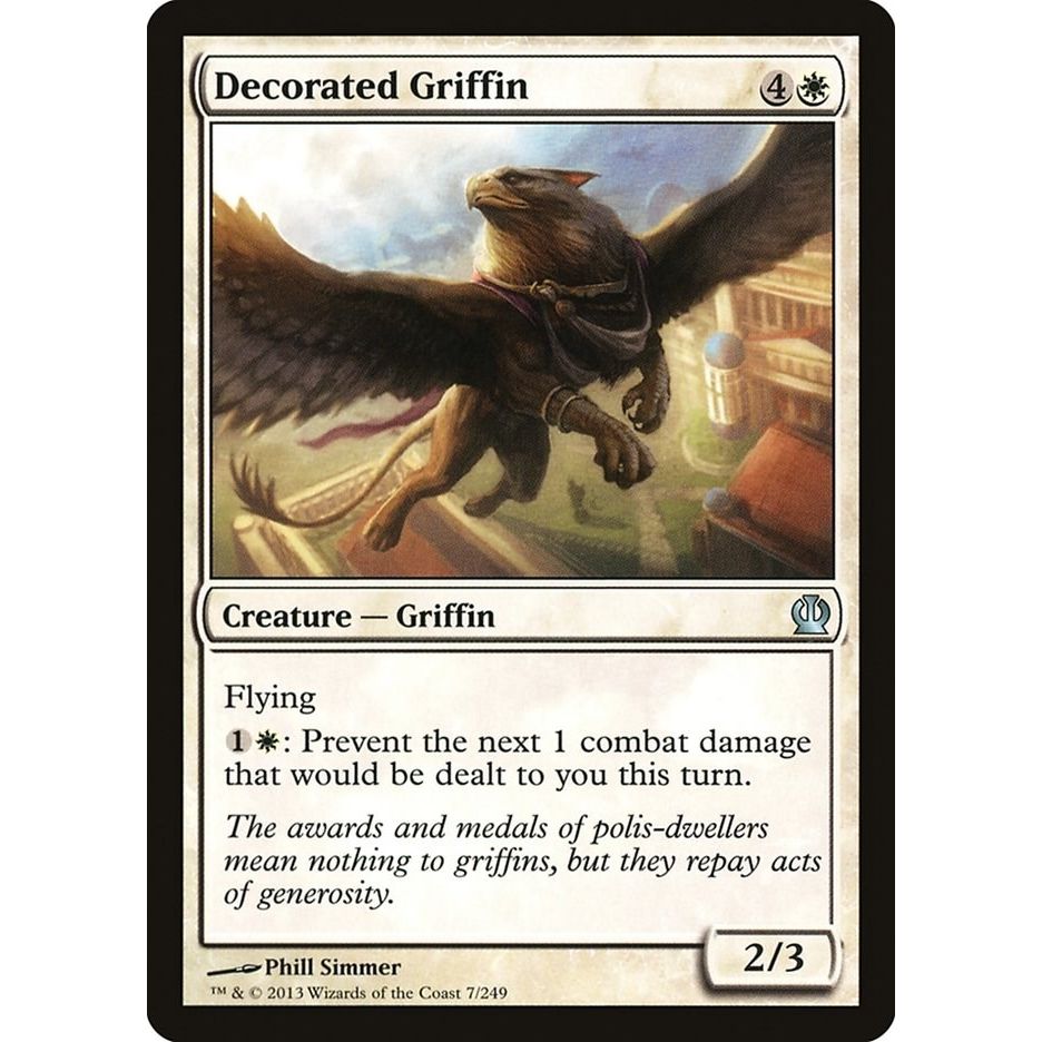 Image for Decorated Griffin (7) (THS) - Magic: The Gathering