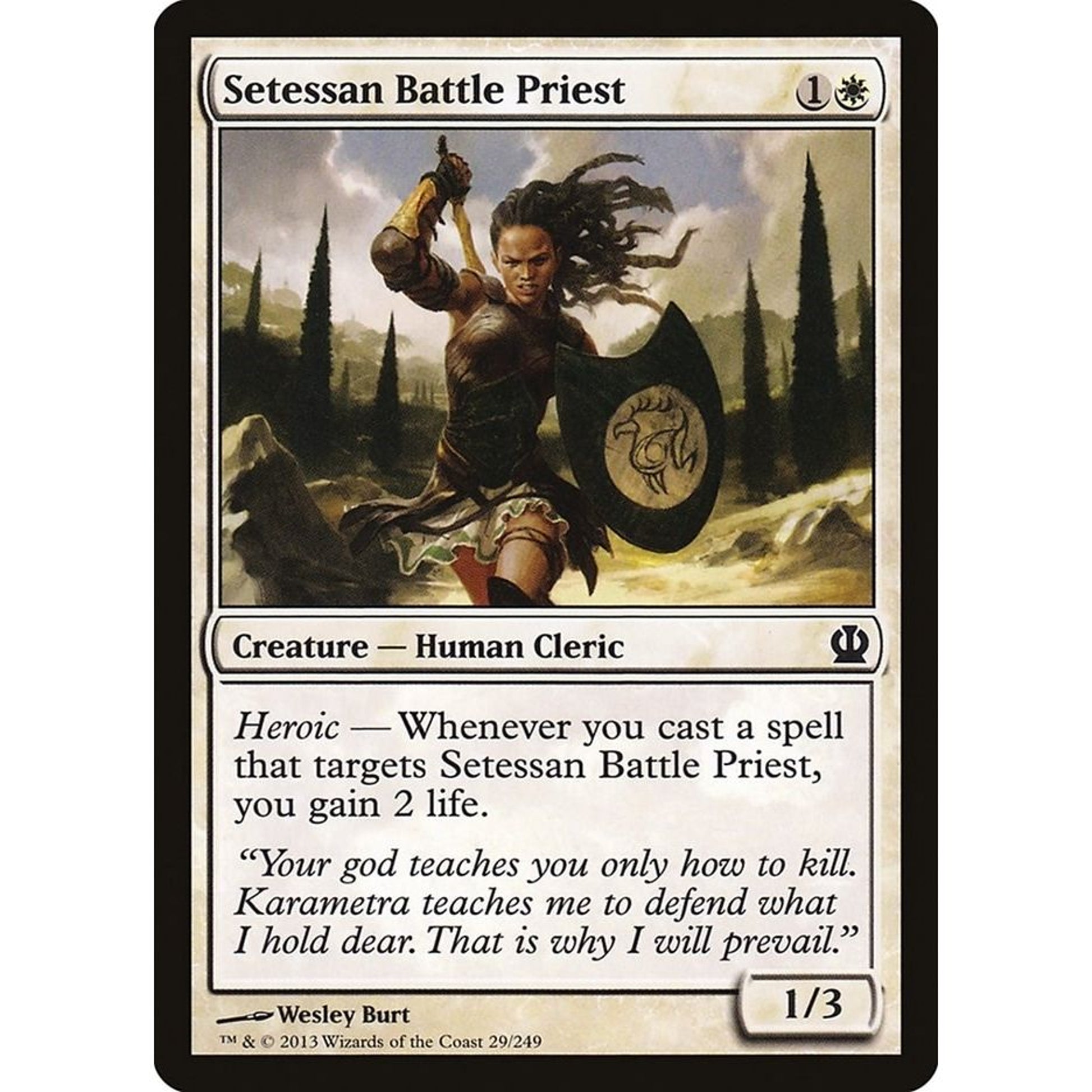 Image for Setessan Battle Priest (29) (THS) - Magic: The Gathering