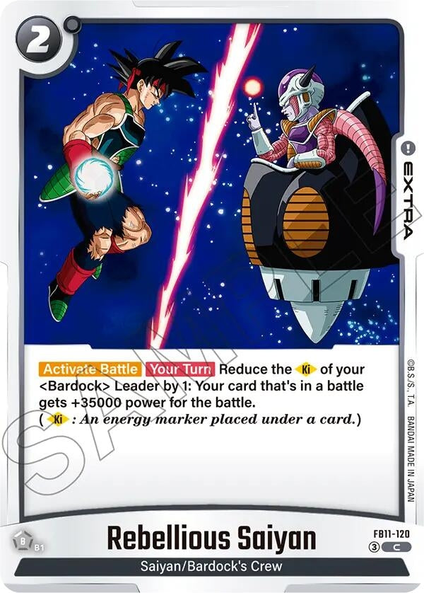 Image for Rebellious Saiyan (FB11-120) (FB11) - Dragon Ball Super: Fusion World