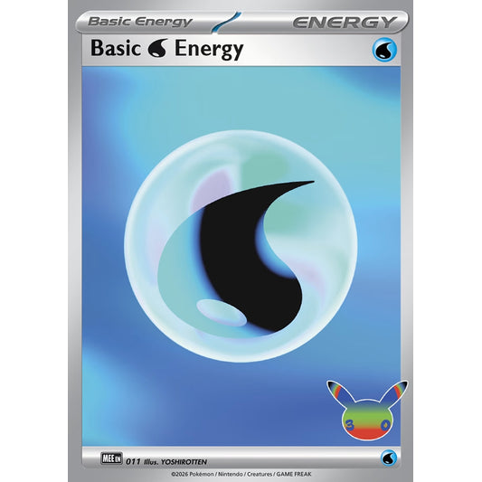 Image for Basic Water Energy - 011 (30th Celebration) (MEE) - Pokemon