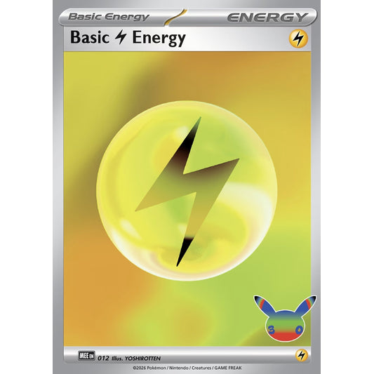 Image for Basic Lightning Energy - 012 (30th Celebration) (MEE) - Pokemon