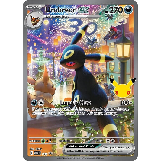 Image for Umbreon ex - 110 (30th Celebration) (110) (MEP) - Pokemon