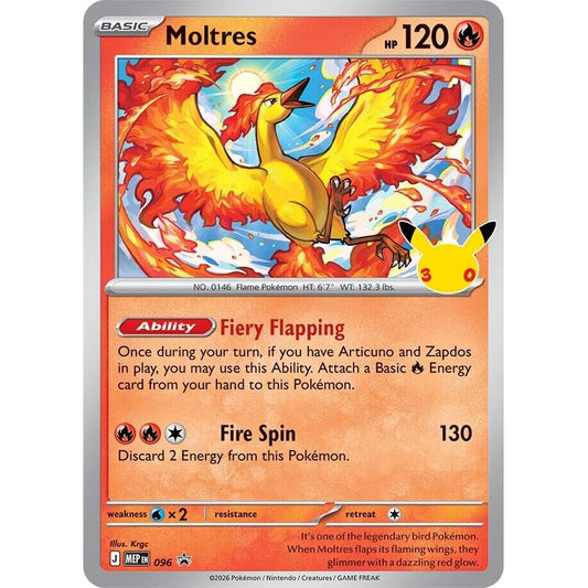 Moltres - 096 (30th Celebration) (096) (MEP)