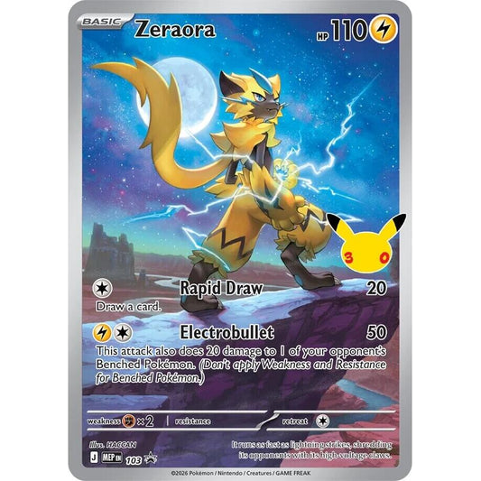 Zeraora - 103 (30th Celebration) (103) (MEP)