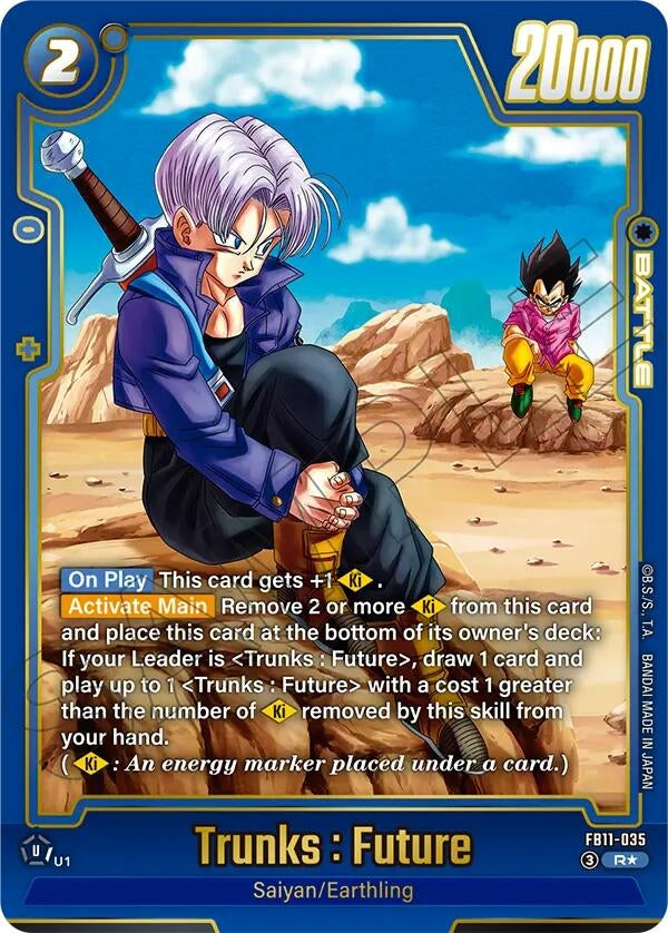 Image for Trunks : Future - FB11-035 (Alternate Art) (FB11-035) (FB11) - Dragon Ball Super: Fusion World