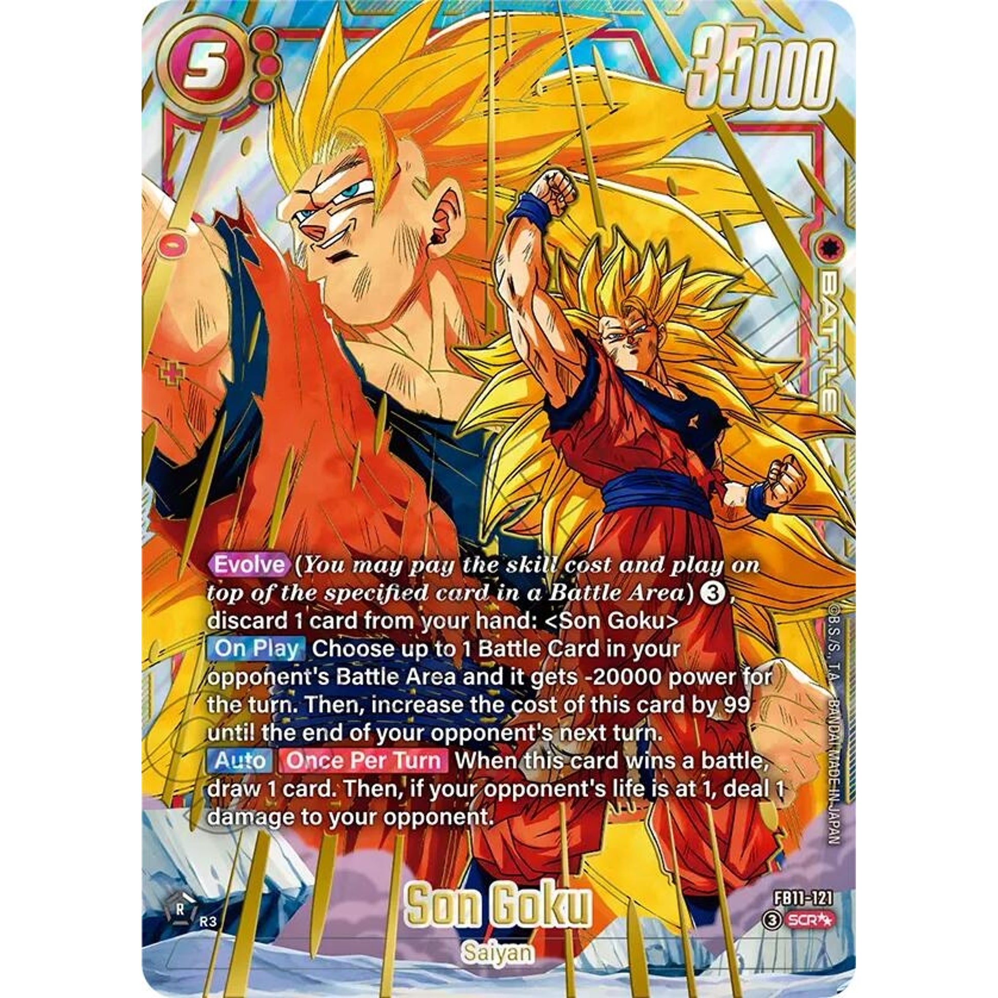 Image for Son Goku - FB11-121 (Super Alternate Art) (FB11-121) (FB11) - Dragon Ball Super: Fusion World