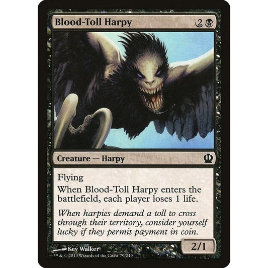 Image for Blood-Toll Harpy (79) (THS) - Magic: The Gathering