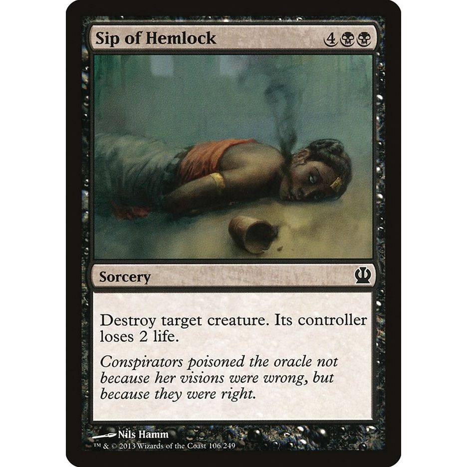 Image for Sip of Hemlock (106) (THS) - Magic: The Gathering