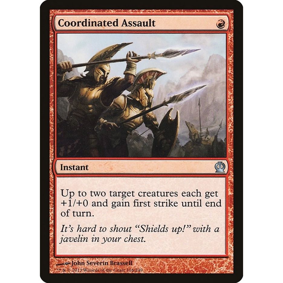 Image for Coordinated Assault (116) (THS) - Magic: The Gathering
