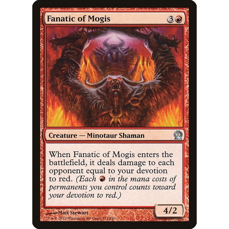 Image for Fanatic of Mogis (121) (THS) - Magic: The Gathering