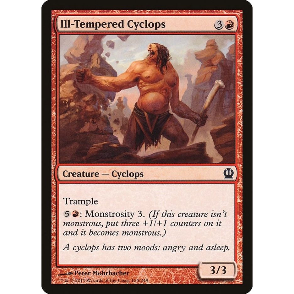 Image for Ill-Tempered Cyclops (125) (THS) - Magic: The Gathering