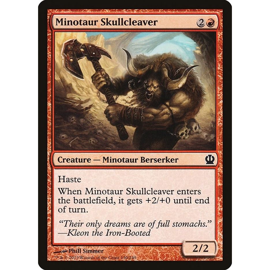 Image for Minotaur Skullcleaver (130) (THS) - Magic: The Gathering