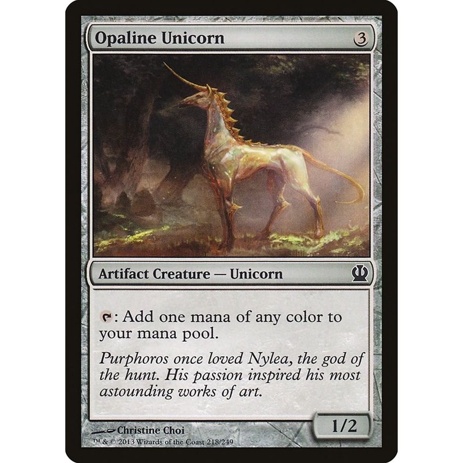 Image for Opaline Unicorn (218) (THS) - Magic: The Gathering