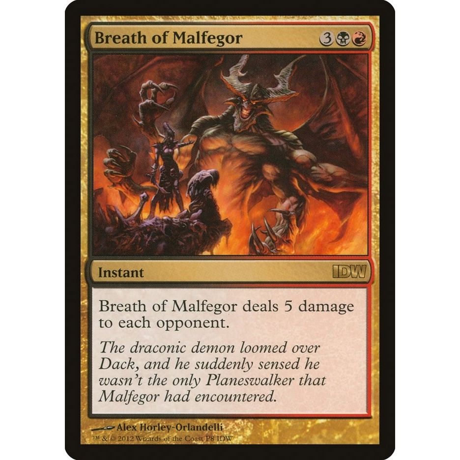 Image for Breath of Malfegor (IDW Comics 2012) (P8) (MEDIA) - Magic: The Gathering
