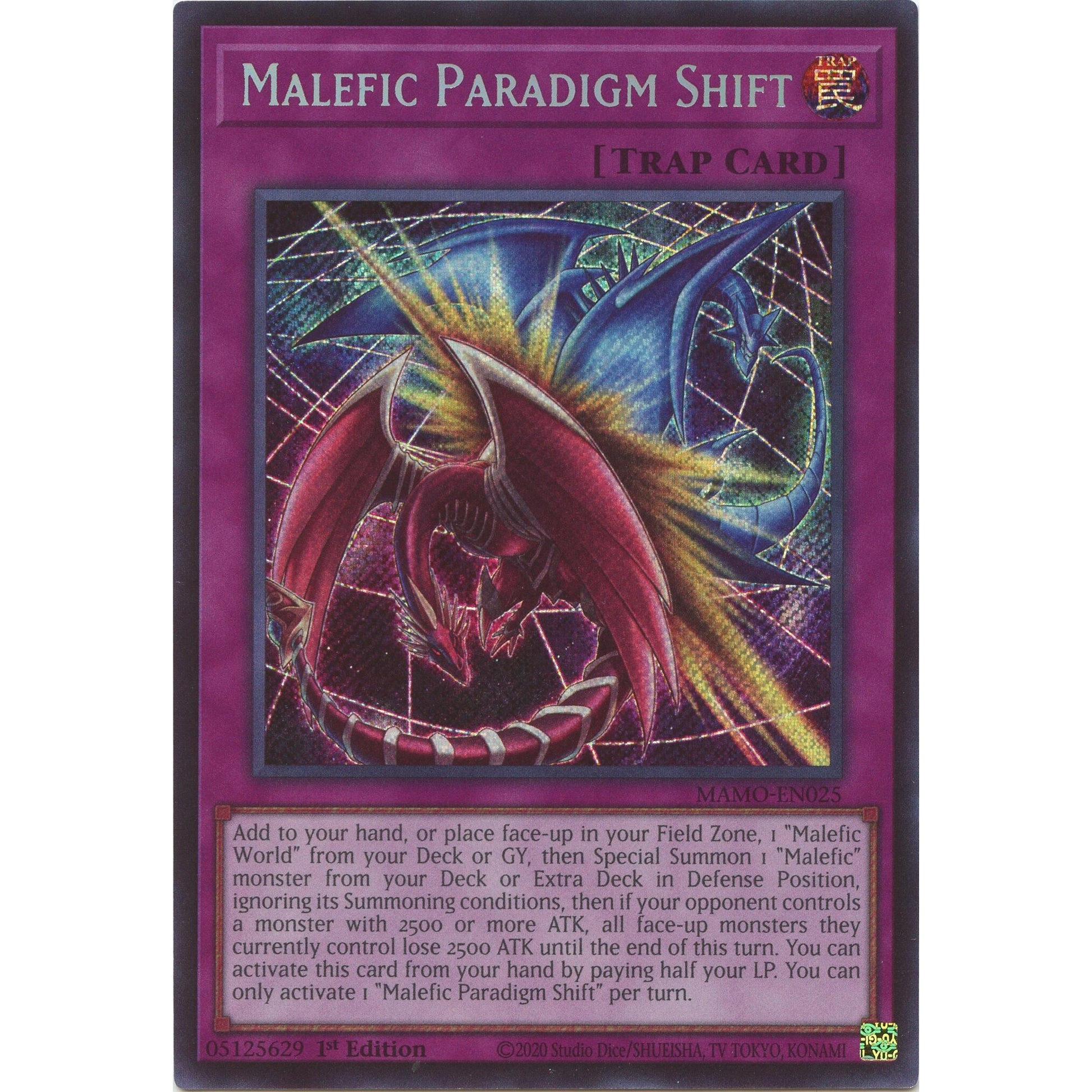 Image for Malefic Paradigm Shift (Secret Rare) (MAMO-EN025) (MAMO) - YuGiOh