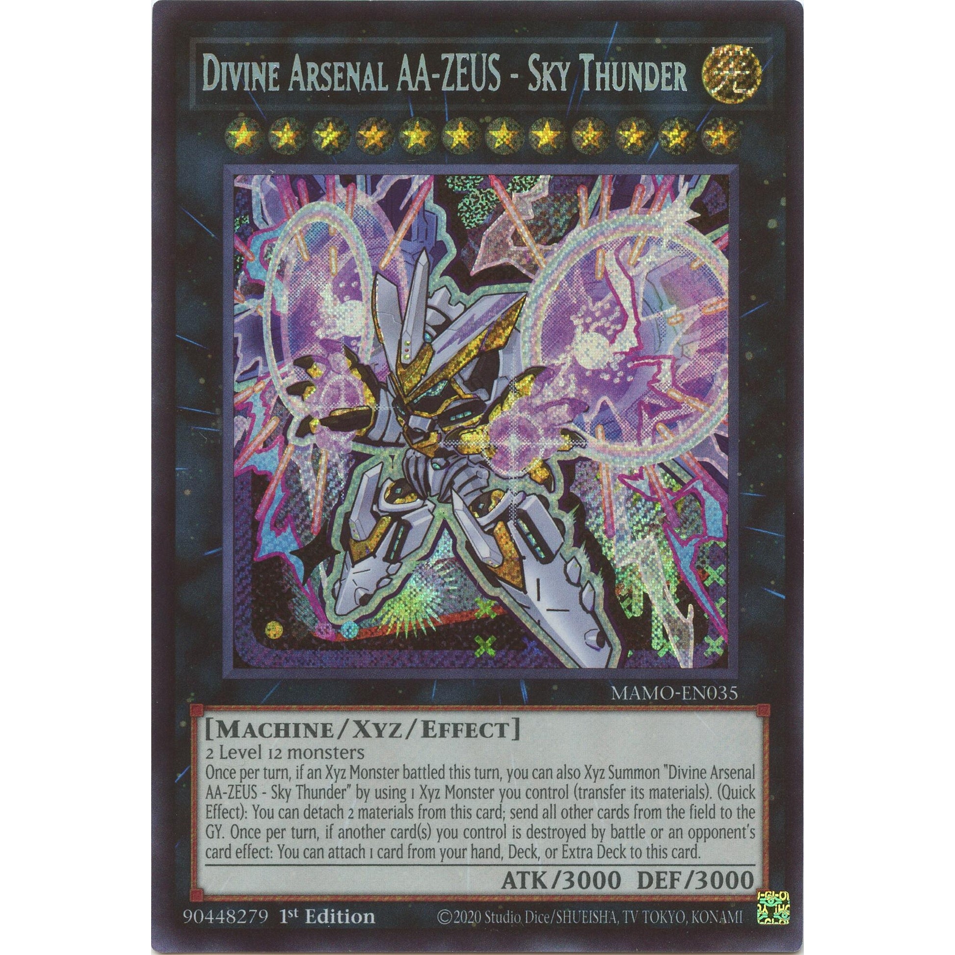 Image for Divine Arsenal AA-ZEUS - Sky Thunder (Secret Rare) (MAMO-EN035) (MAMO) - YuGiOh