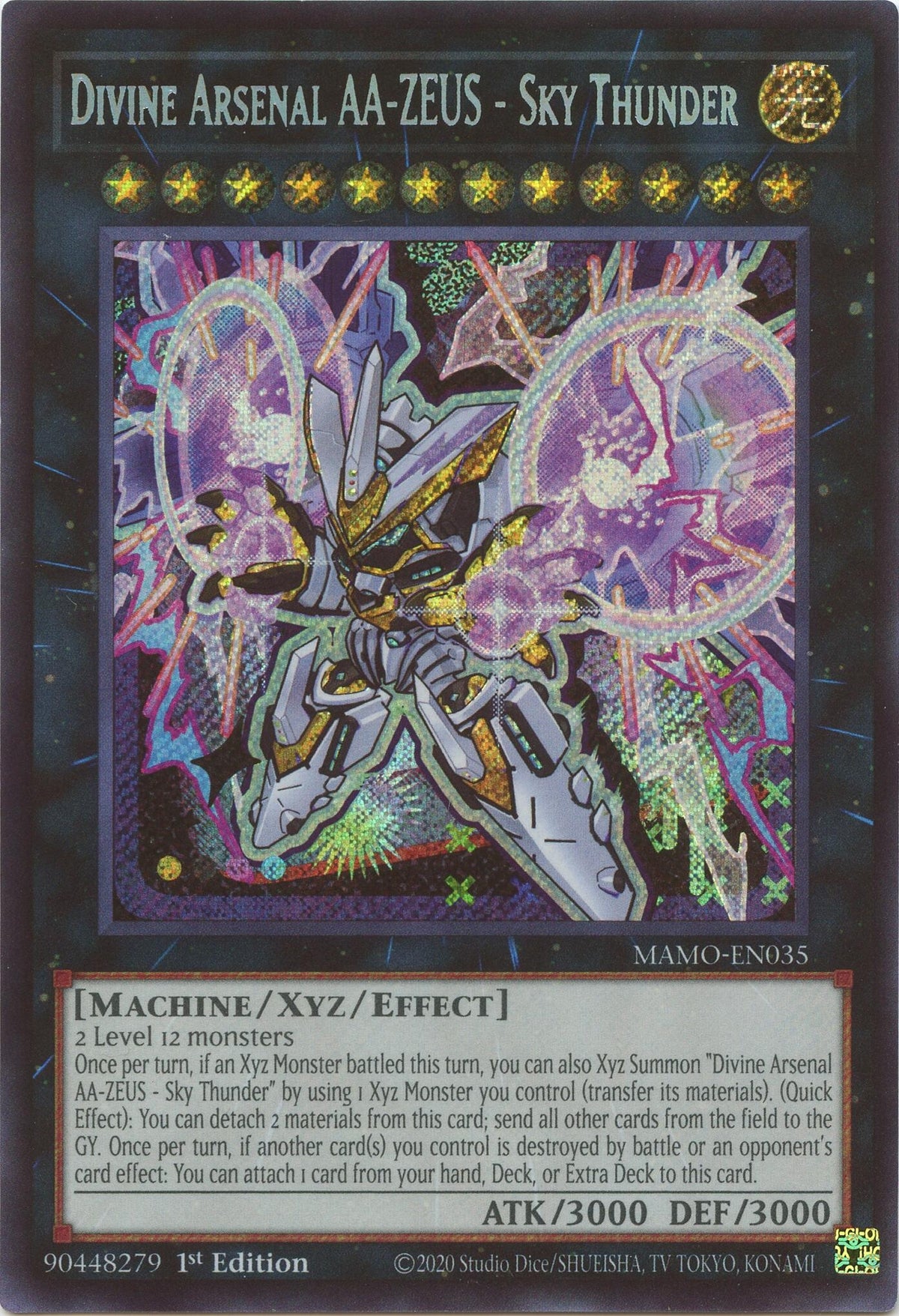Image for Divine Arsenal AA-ZEUS - Sky Thunder (Secret Rare) (MAMO-EN035) (MAMO) - YuGiOh