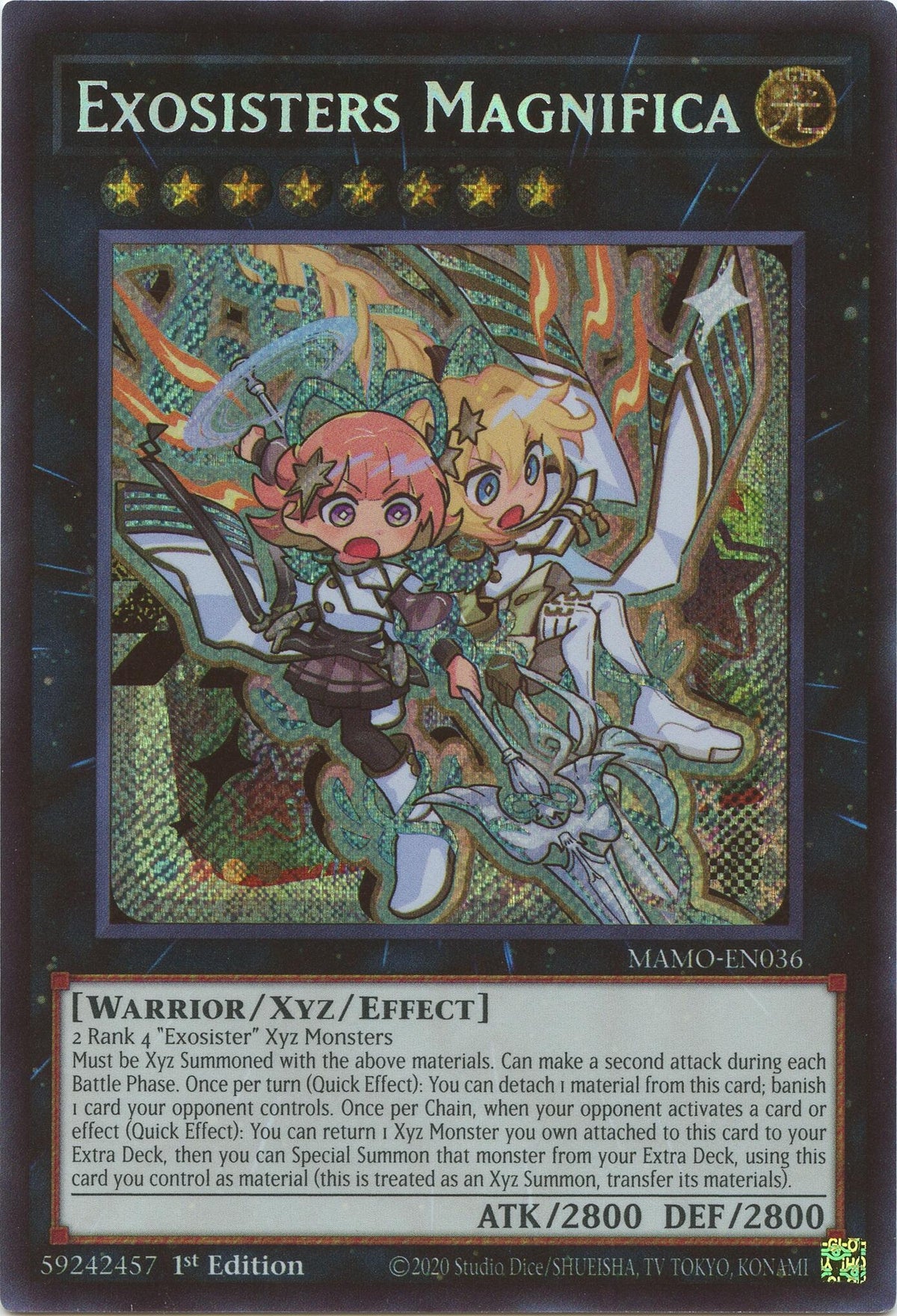 Image for Exosisters Magnifica (Secret Rare) (MAMO-EN036) (MAMO) - YuGiOh