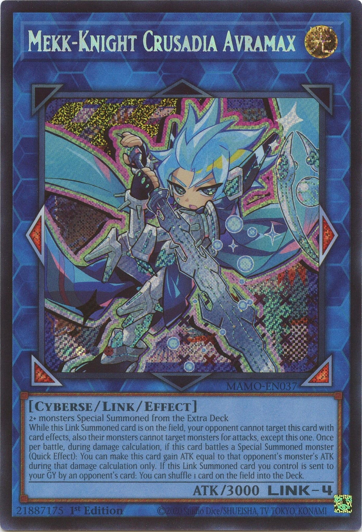 Image for Mekk-Knight Crusadia Avramax (Secret Rare) (MAMO-EN037) (MAMO) - YuGiOh