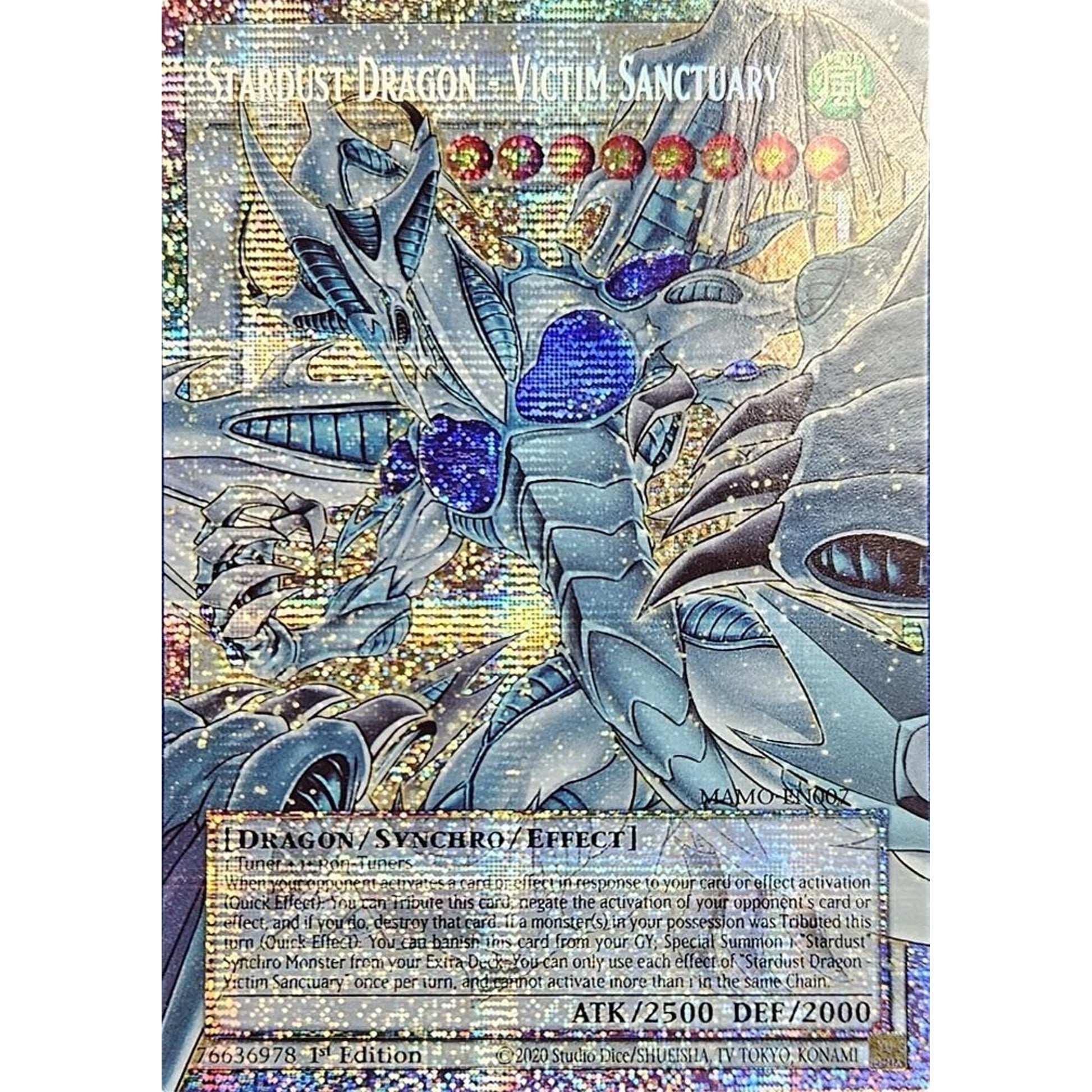 Image for Stardust Dragon - Victim Sanctuary (Starlight Rare) (Extended Art) (MAMO-EN007) (MAMO) - YuGiOh