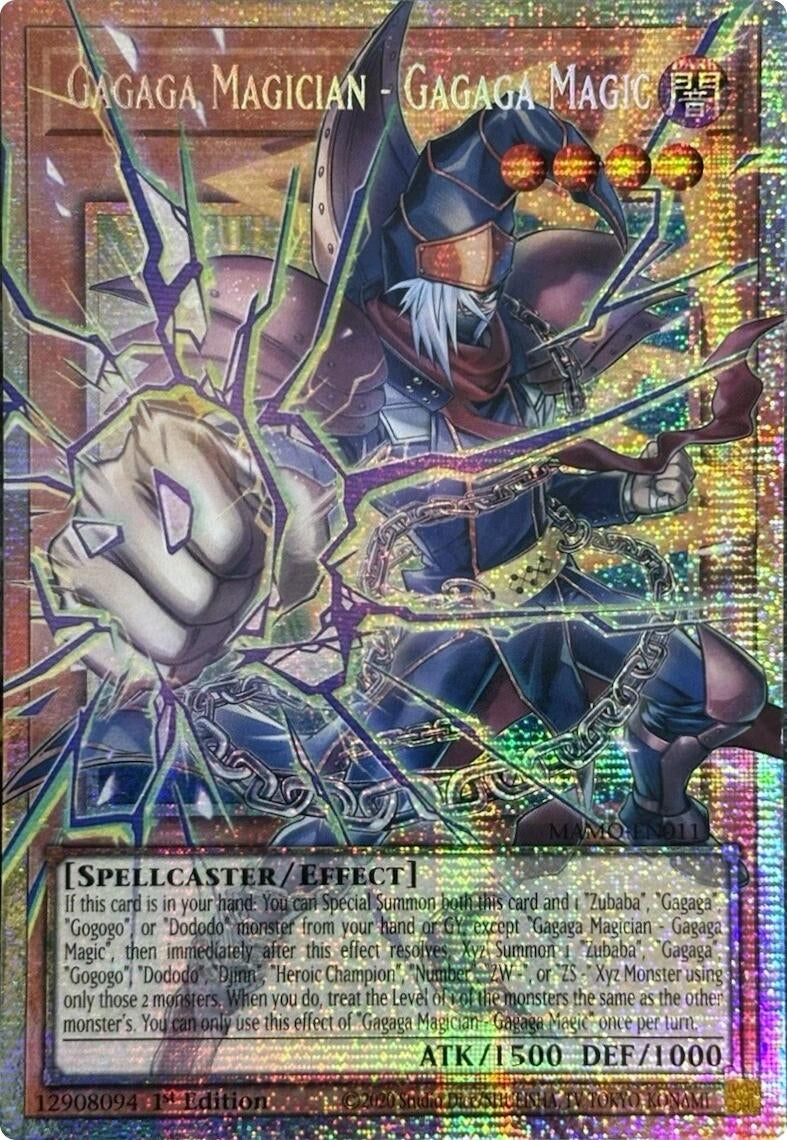 Image for Gagaga Magician - Gagaga Magic (Starlight Rare) (Extended Art) (MAMO-EN011) (MAMO) - YuGiOh