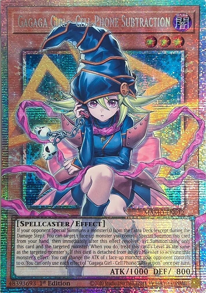 Image for Gagaga Girl - Cell Phone Subtraction (Starlight Rare) (Extended Art) (MAMO-EN012) (MAMO) - YuGiOh