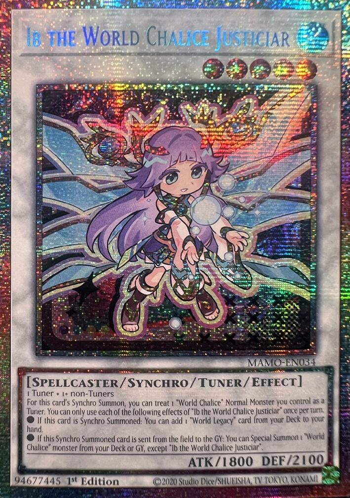 Image for Ib the World Chalice Justiciar (Starlight Rare) (MAMO-EN034) (MAMO) - YuGiOh