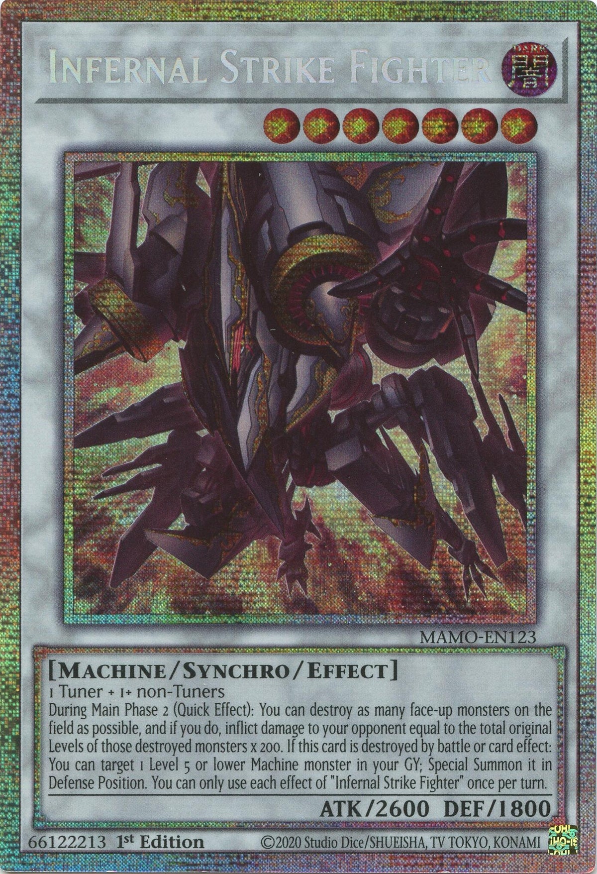 Image for Infernal Strike Fighter (Starlight Rare) (MAMO-EN123) (MAMO) - YuGiOh