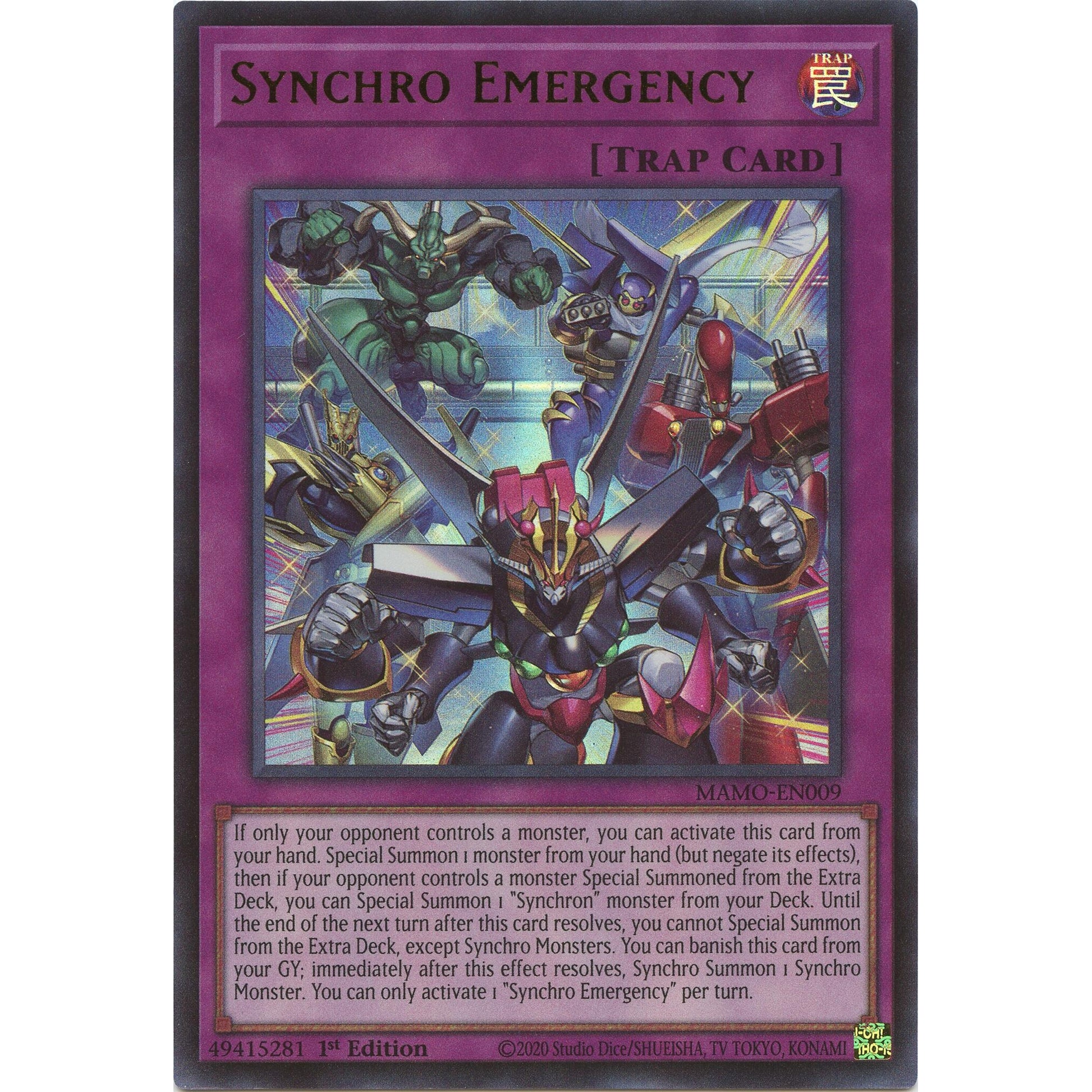 Image for Synchro Emergency (MAMO-EN009) (MAMO) - YuGiOh