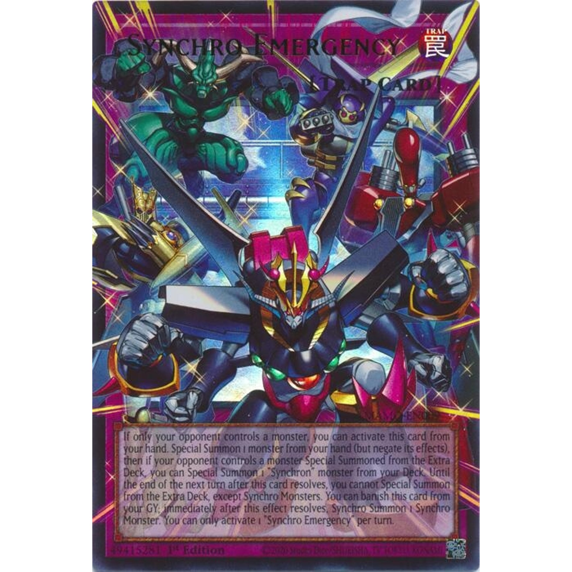 Image for Synchro Emergency (Extended Art) (MAMO-EN009) (MAMO) - YuGiOh