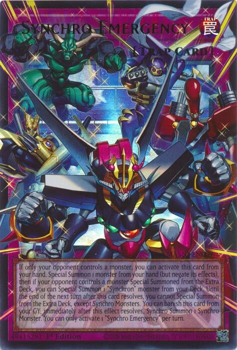 Image for Synchro Emergency (Extended Art) (MAMO-EN009) (MAMO) - YuGiOh