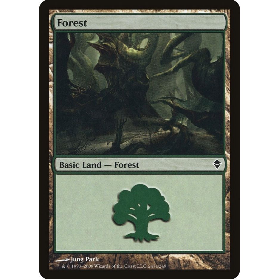 Image for Forest (247a) (247a) (ZEN) - Magic: The Gathering