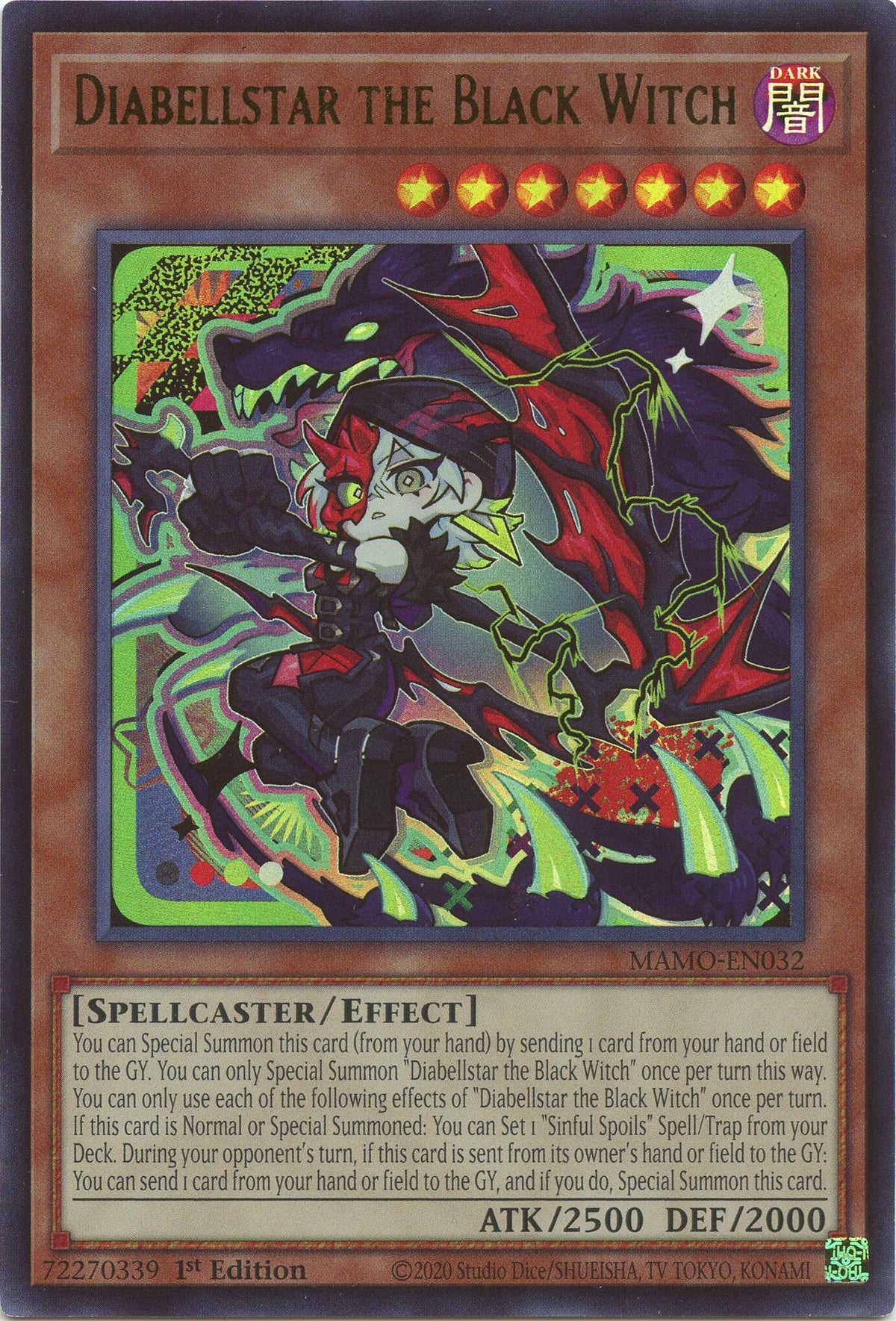 Image for Diabellstar the Black Witch (MAMO-EN032) (MAMO) - YuGiOh