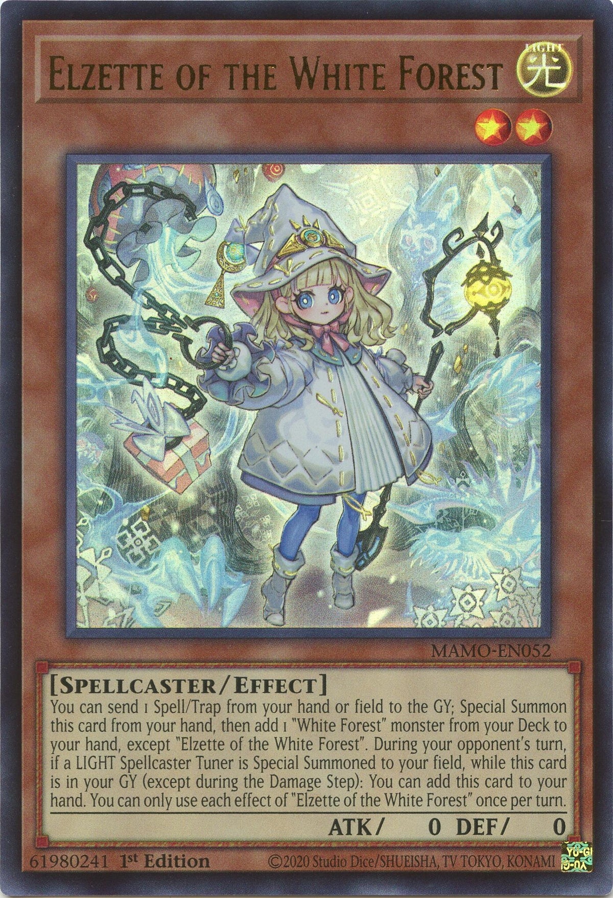 Image for Elzette of the White Forest (MAMO-EN052) (MAMO) - YuGiOh