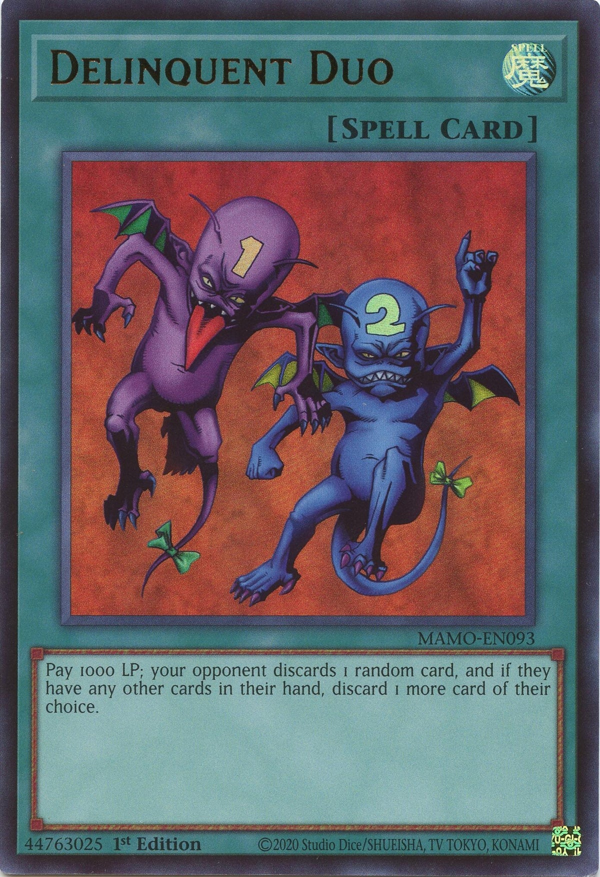 Image for Delinquent Duo (MAMO-EN093) (MAMO) - YuGiOh