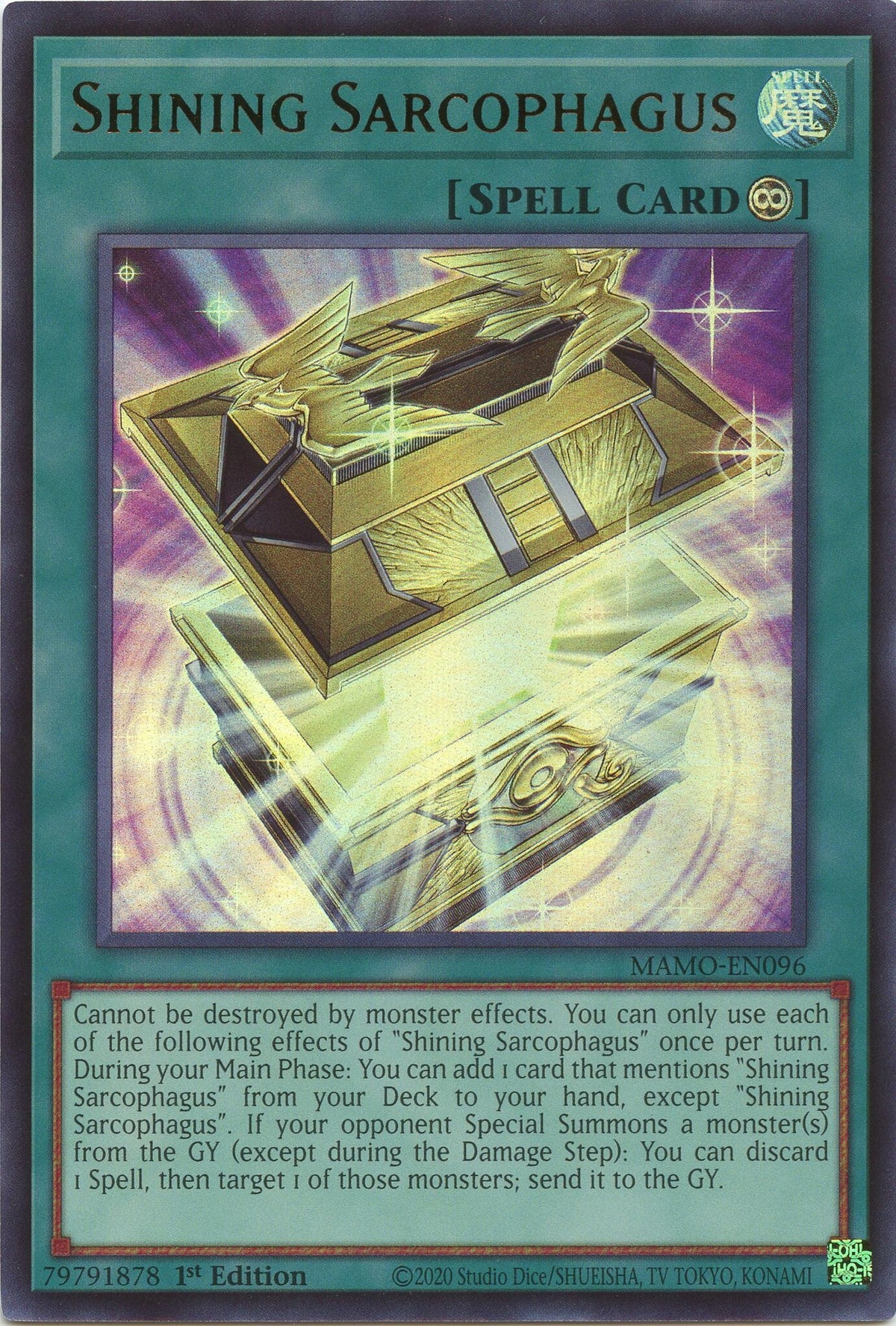 Image for Shining Sarcophagus (MAMO-EN096) (MAMO) - YuGiOh