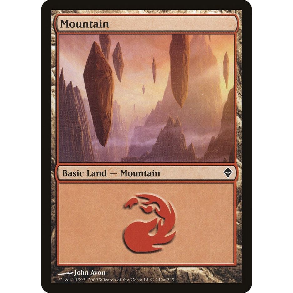 Image for Mountain (242a) (242a) (ZEN) - Magic: The Gathering