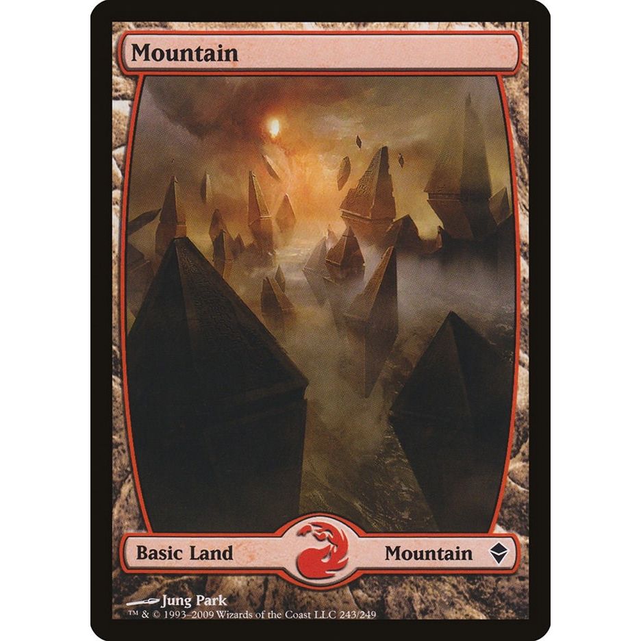 Image for Mountain (243) - Full Art (243) (ZEN) - Magic: The Gathering