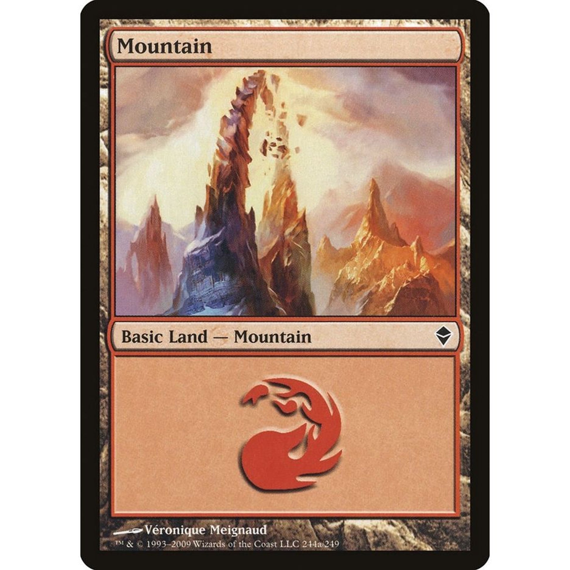 Image for Mountain (244a) (244a) (ZEN) - Magic: The Gathering