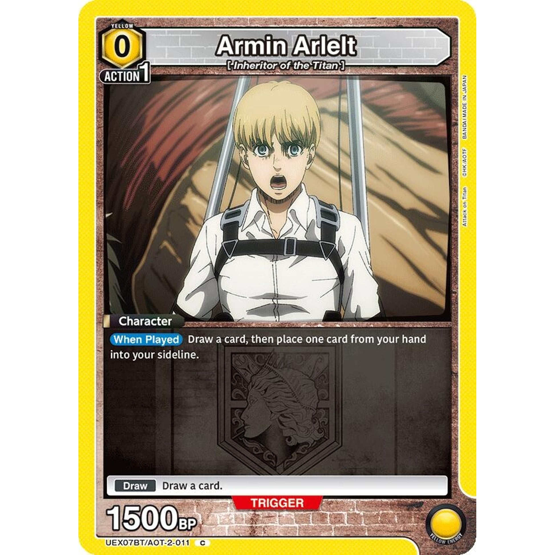 Image for Armin Arlelt (011) (UEX07BT/AOT-2-011) (UEX07BT) - Union Arena