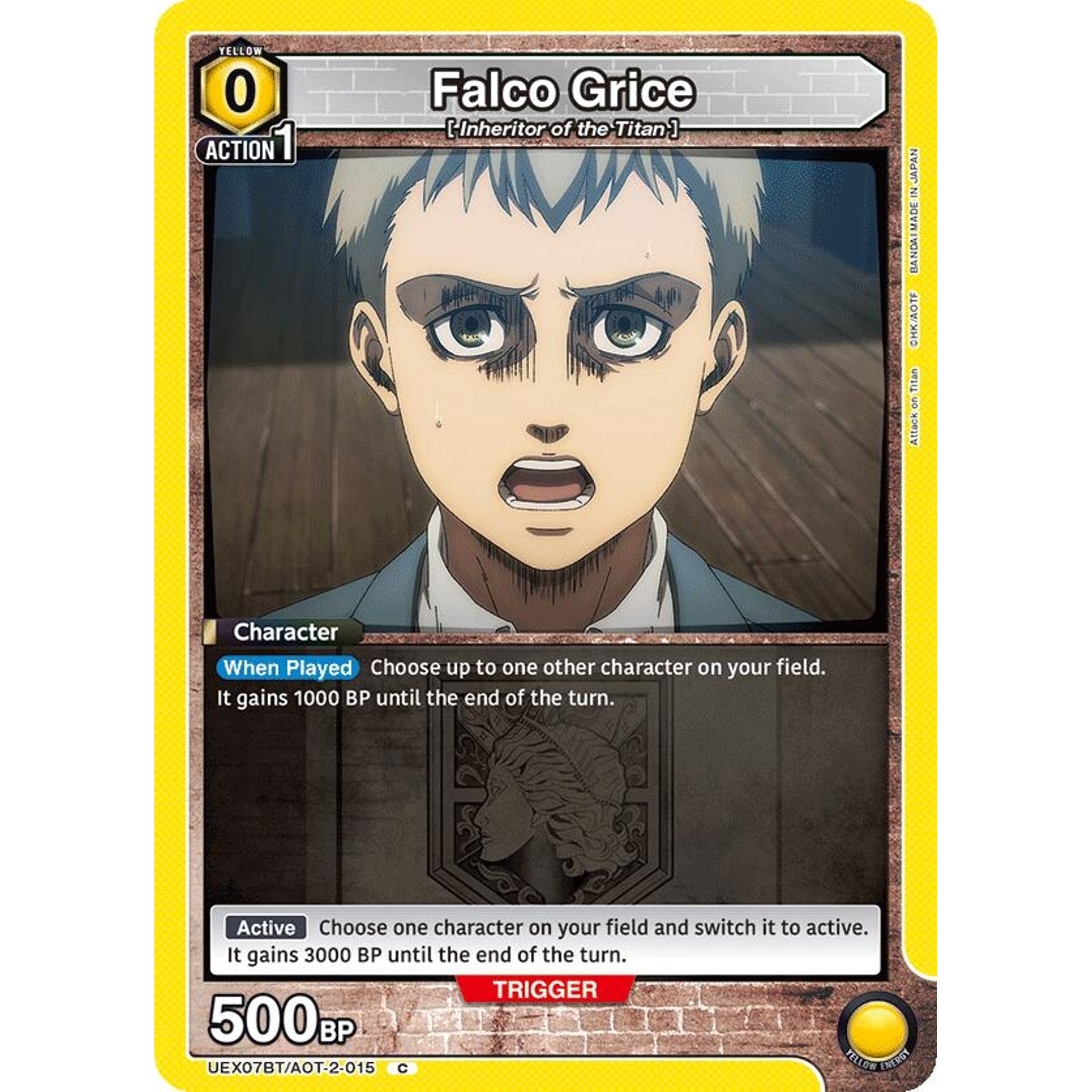 Image for Falco Grice (015) (UEX07BT/AOT-2-015) (UEX07BT) - Union Arena