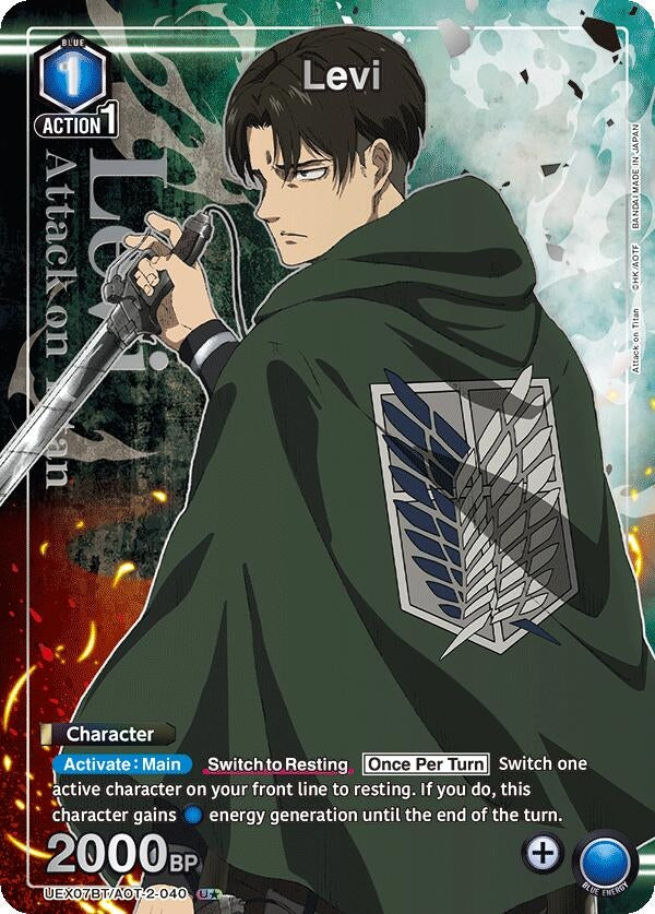 Image for Levi (040) (U*) (UEX07BT/AOT-2-040) (UEX07BT) - Union Arena