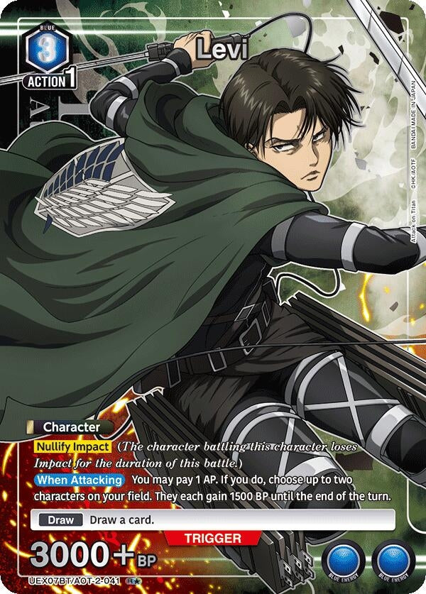 Image for Levi (041) (R*) (UEX07BT/AOT-2-041) (UEX07BT) - Union Arena