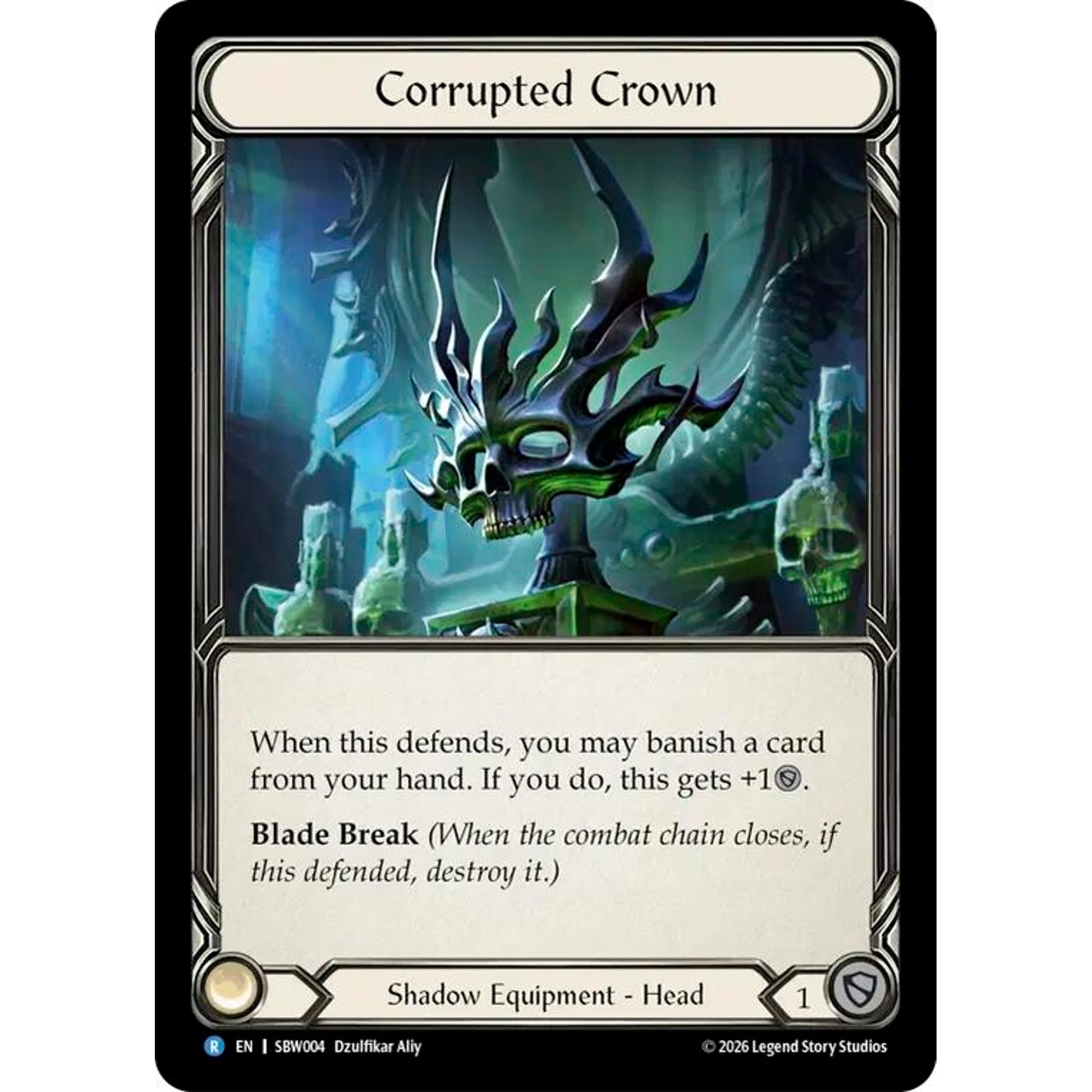 Image for Corrupted Crown (SBW004) (SAT) - Flesh and Blood TCG