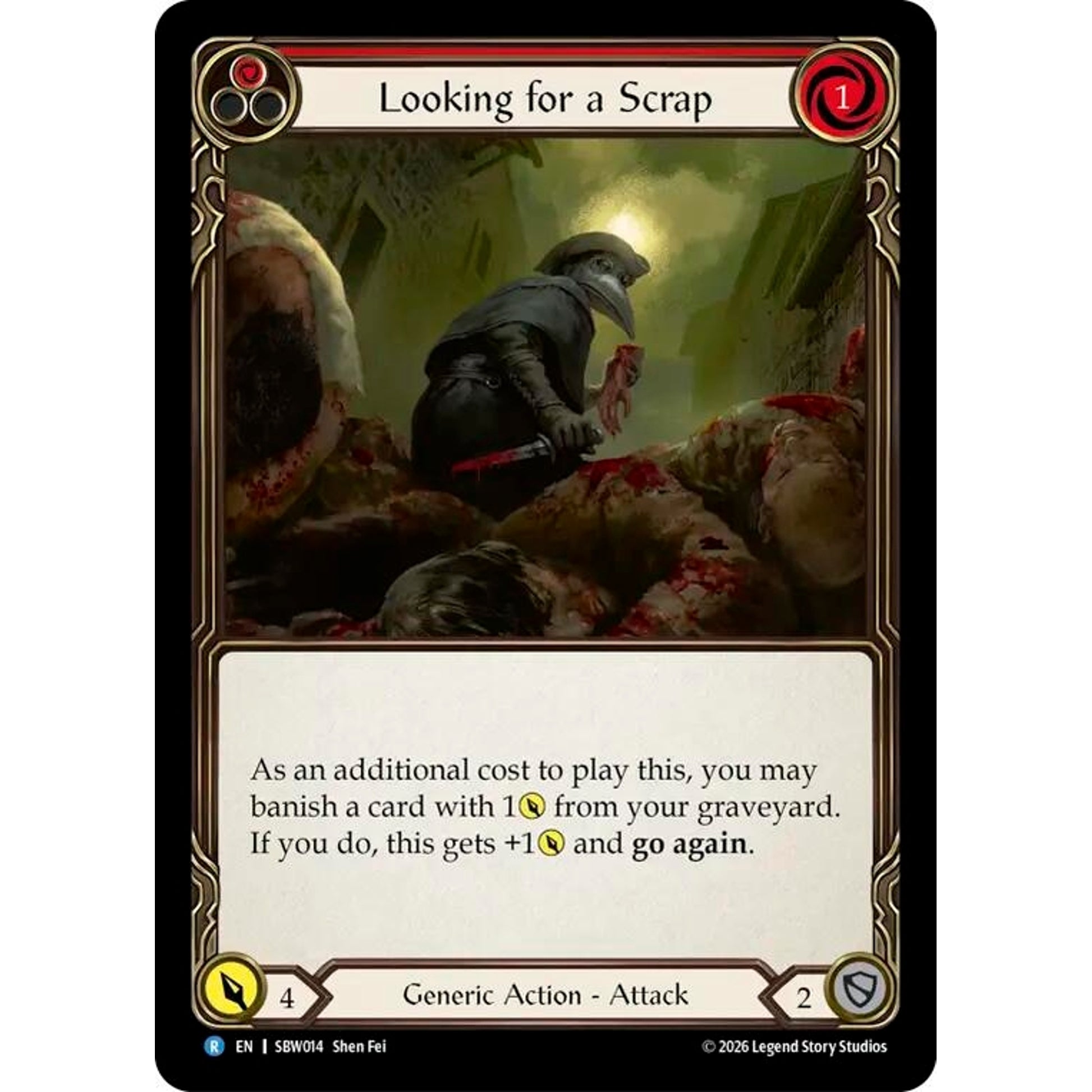 Image for Looking for a Scrap (SBW014) (SAT) - Flesh and Blood TCG