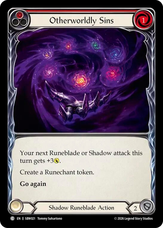 Image for Otherworldly Sins (SBW021) (SAT) - Flesh and Blood TCG