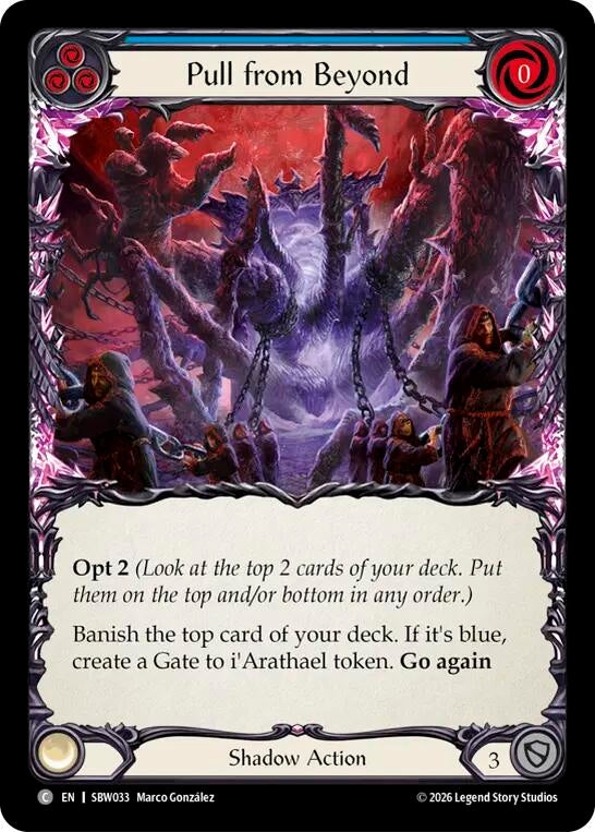 Image for Pull From Beyond (Blue) (SBW033) (SAT) - Flesh and Blood TCG