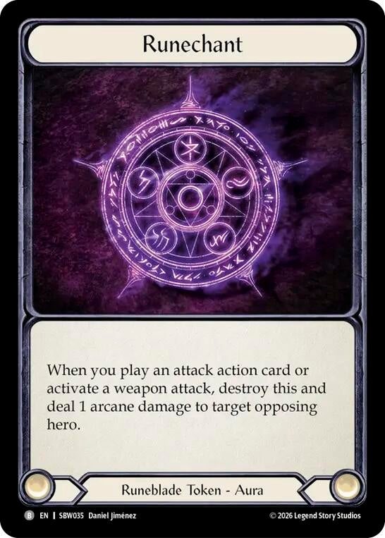 Image for Runechant (SBW035) (SAT) - Flesh and Blood TCG