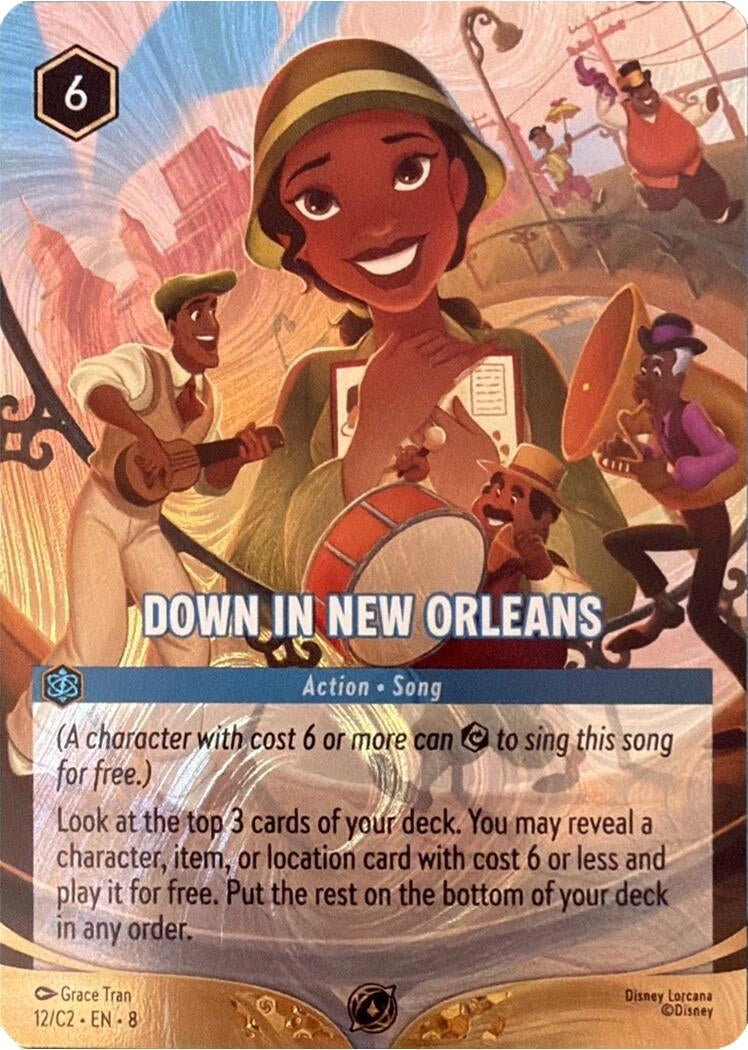Image for Down in New Orleans (Foil) (12) (DLPC) - Disney Lorcana