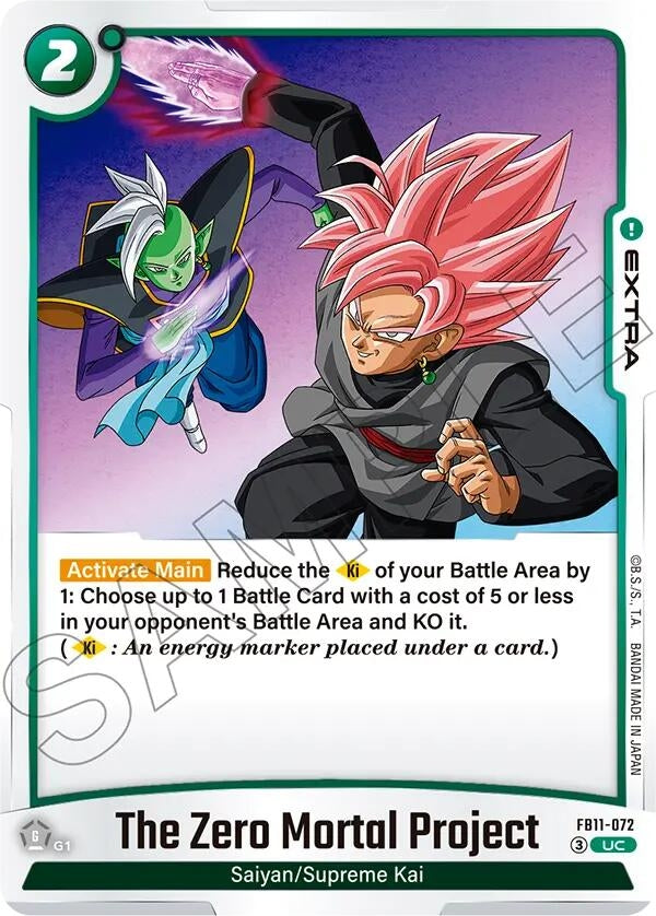 Image for The Zero Mortal Project (FB11-072) (FB11) - Dragon Ball Super: Fusion World